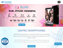 Tablet Screenshot of centricindia.com